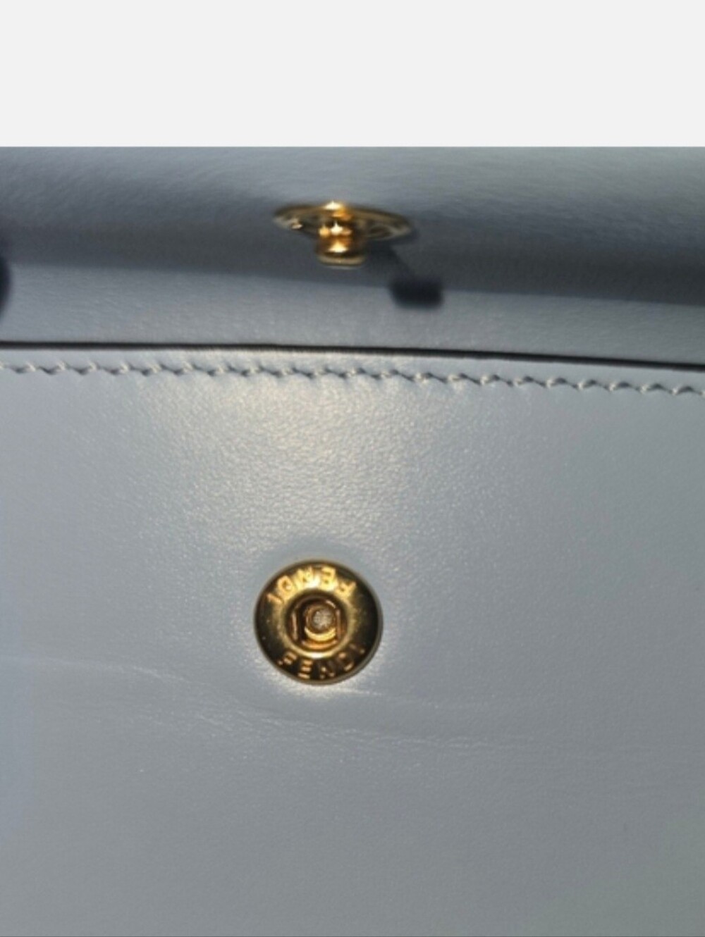 Fendi Roma Blue Leather Card Holder - Picture 5 of 11